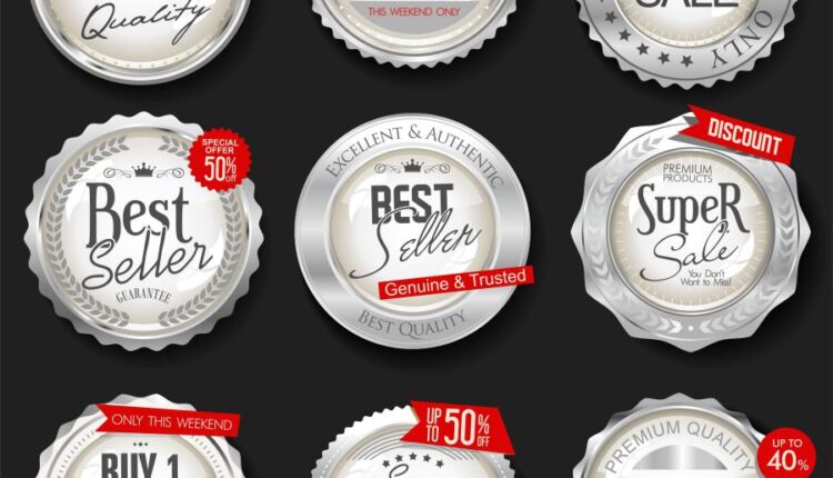 مجموعه لیبل های طلایی