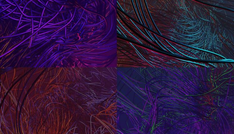 15 پس زمینه شاخه ای سه بعدی