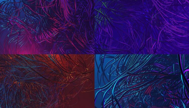 15 پس زمینه شاخه ای سه بعدی