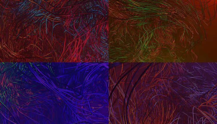 15 پس زمینه شاخه ای سه بعدی