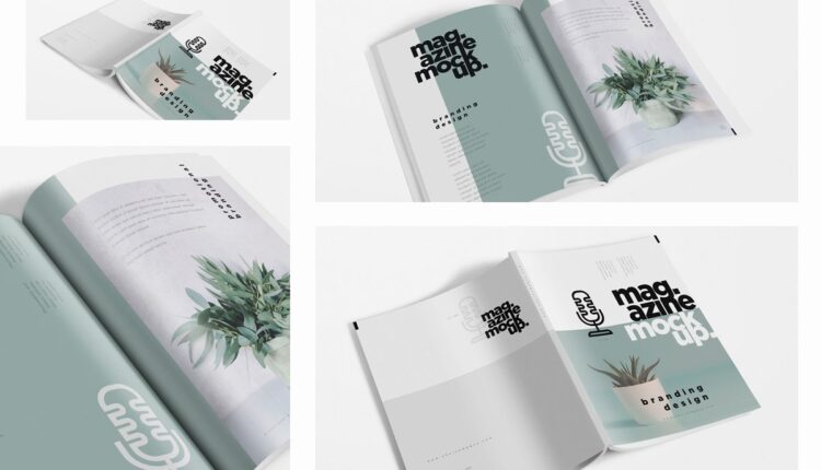 موکاپ زیبای مجله