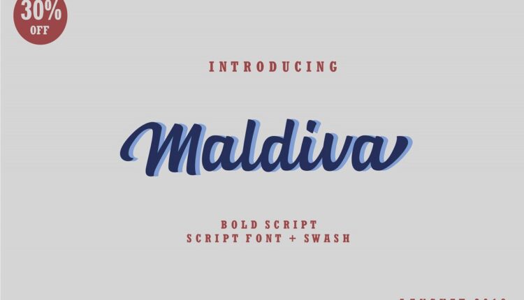 بسته 6 تایی فونت جذاب انگلیسی