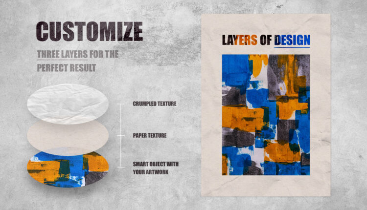 موکاپ جذاب پوستر خیابانی