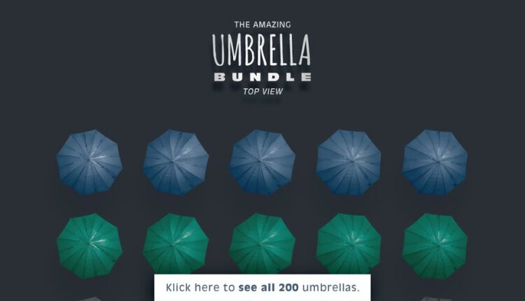 تصاویر PNG چتر جذاب