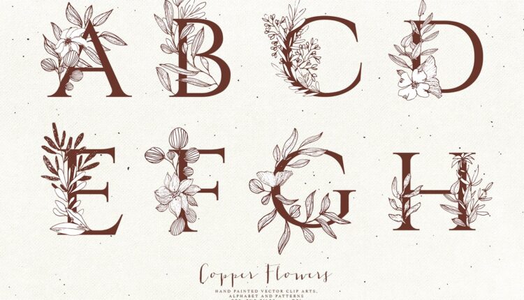 تصاویر PNG گل های مسی