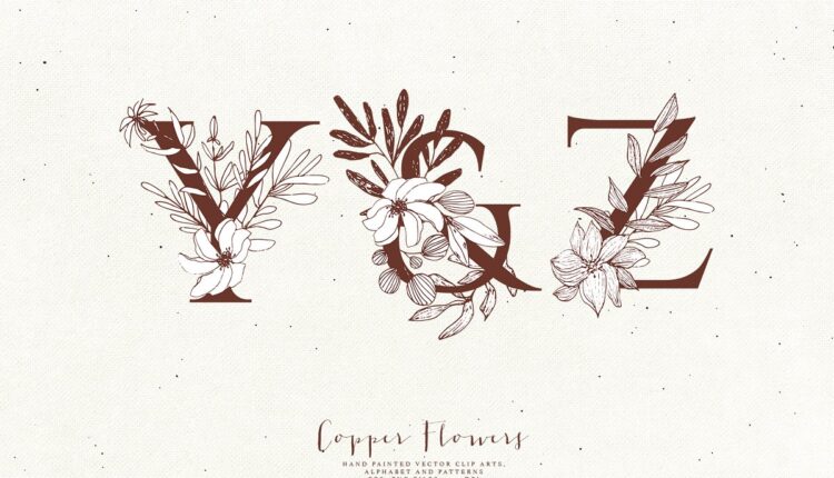 تصاویر PNG گل های مسی