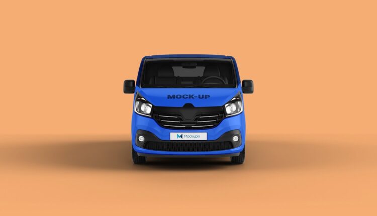 دانلود موکاپ ماشین ون   Van MockUp PSD