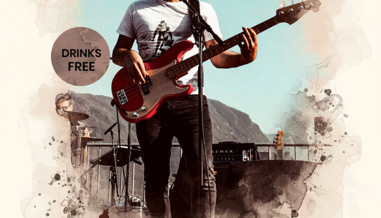 لایه باز پوستر کنسرت موسیقی