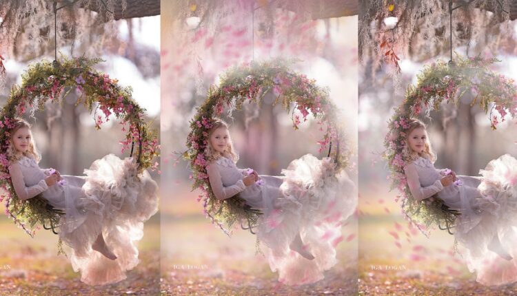 تصویر پی ان جی نقاشی گل رویایی   Floral Dreams Painted Overlays