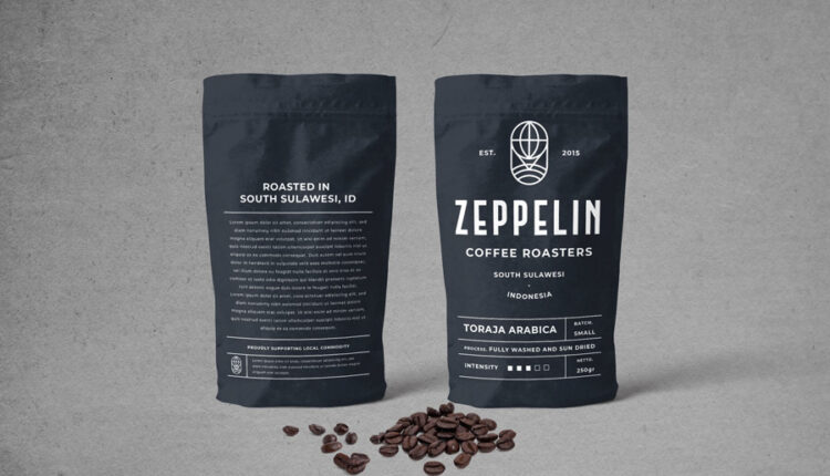 موکاپ بسته بندی قهوه