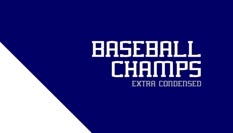 فونت انگلیسی جذاب کمپ بیس بال   Baseball Champs Font Family