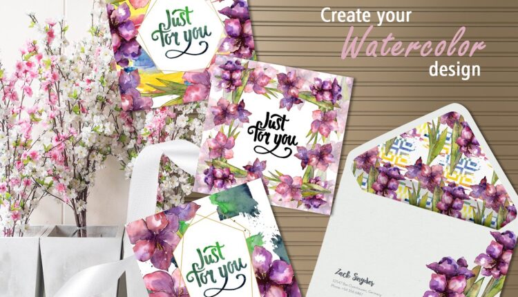 تصویر پی ان جی گل آبرنگی آماریلیس