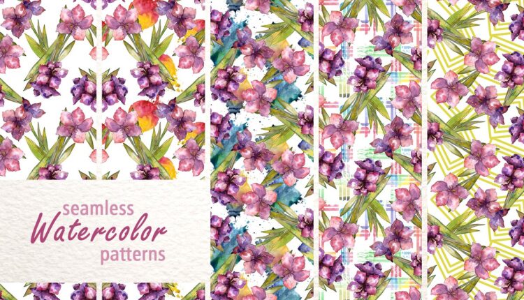 تصویر پی ان جی گل آبرنگی آماریلیس