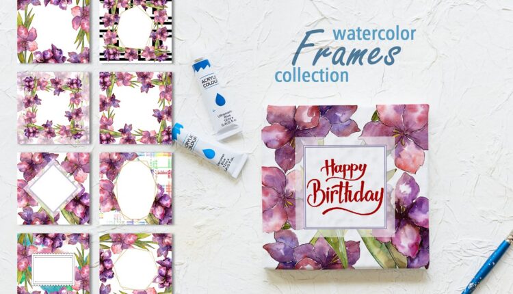 تصویر پی ان جی گل آبرنگی آماریلیس