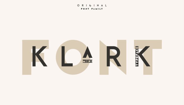 فونت انگلیسی کلارک    Klark Sans serif font family