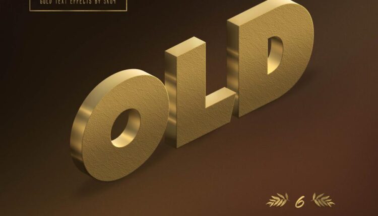 استایل سه بعدی نوشته   3D Gold Text Effects