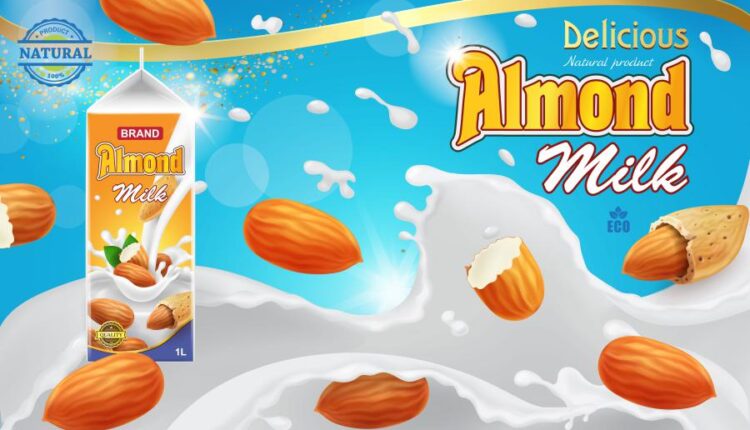 بنر وکتور سه بعدی لبنیات