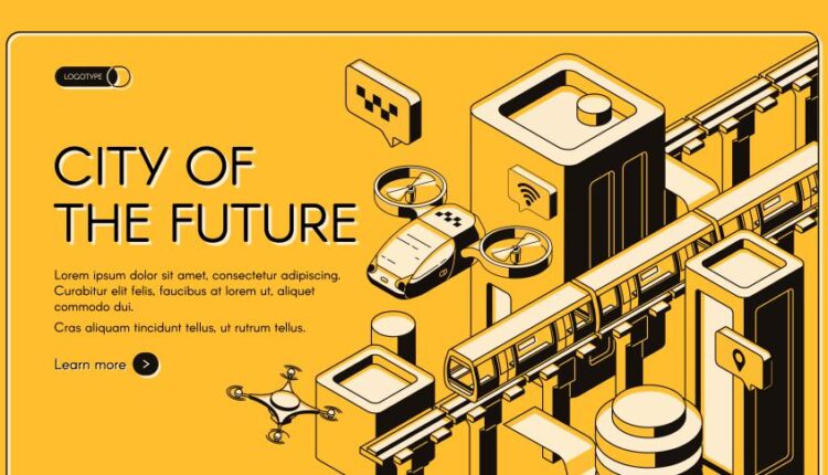 وکتورهای ایزومتریک فضای کار مدرن   Isometric design modern work