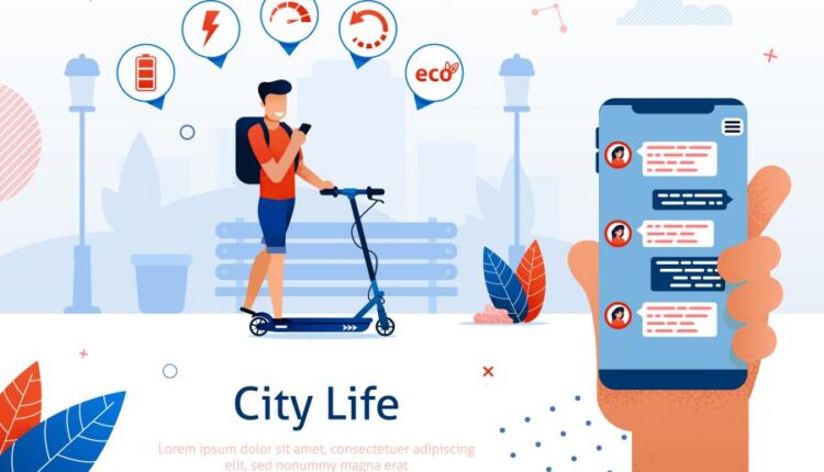 وکتور تکنولوژی موبایل   Mobile technologies application