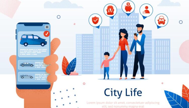 وکتور تکنولوژی موبایل   Mobile technologies application