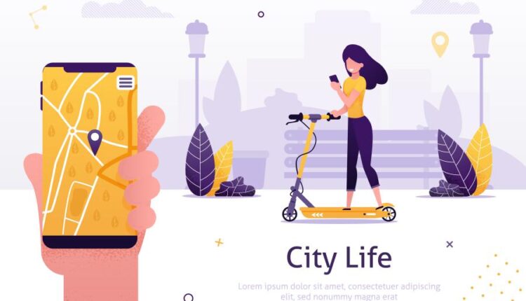 وکتور تکنولوژی موبایل   Mobile technologies application