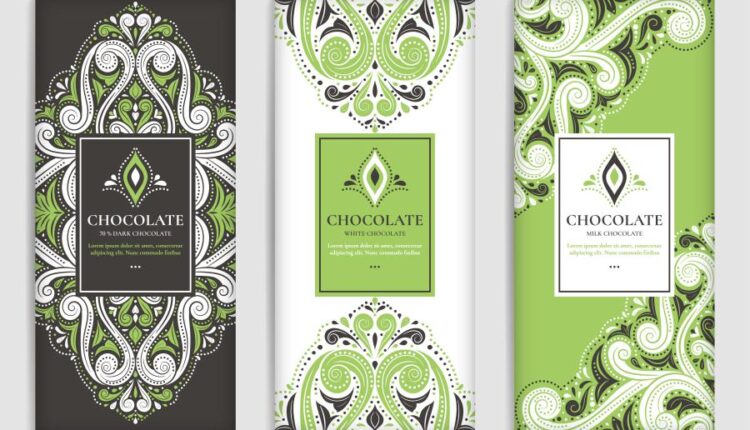 وکتور اسلیمی کلاسیک   Golden Packaging Design Vector