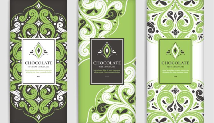 وکتور اسلیمی کلاسیک   Golden Packaging Design Vector