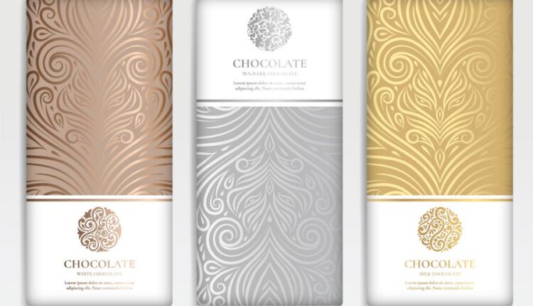 وکتور اسلیمی کلاسیک   Golden Packaging Design Vector