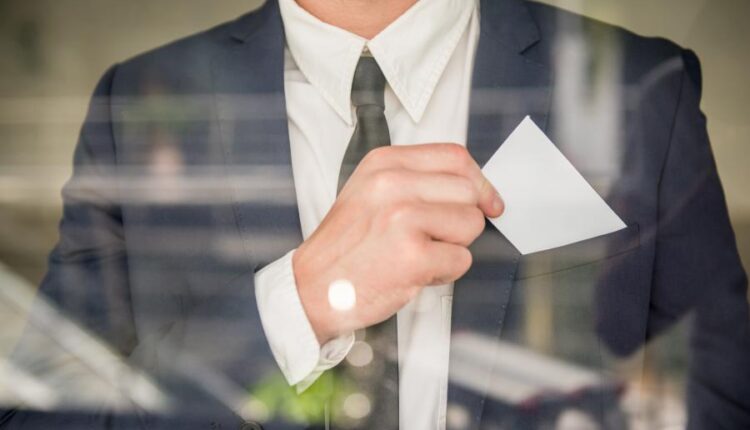 تصاویر استوک نمایش کارت ویزیت