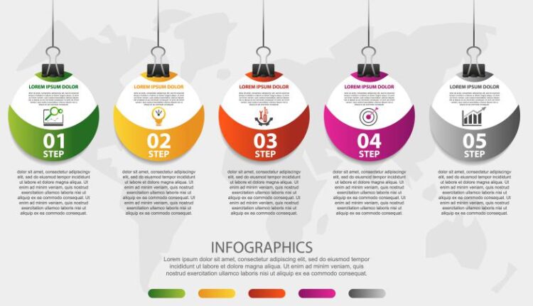 دانلود اینفوگرافیک کسب و کار   Business infographics elements