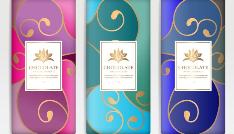 وکتور اسلیمی کلاسیک   Golden Packaging Design Vector