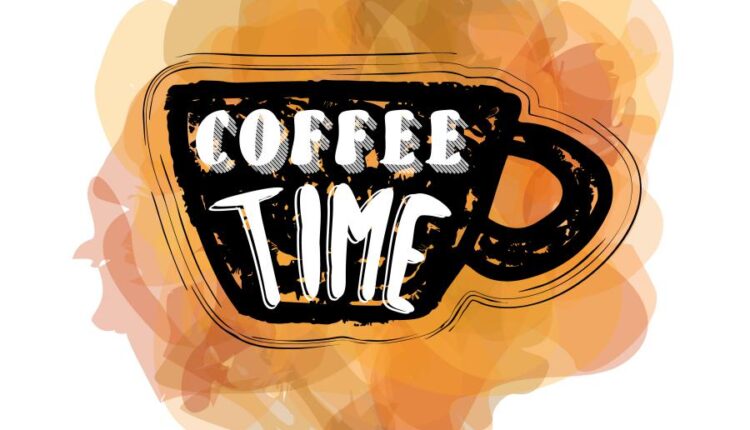 وکتور قهوه و نوشیدنی آن   Coffee grains drink vector image