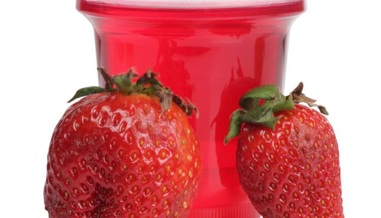 عکس استوک شربت توت فرنگی   Photos Strawberries Syrup