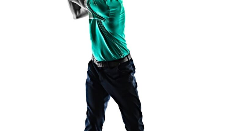 عکس استوک گلف   Golfer Isolated 10xJPGs