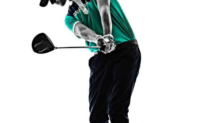 عکس استوک گلف   Golfer Isolated 10xJPGs