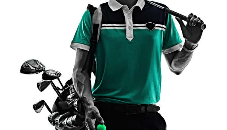 عکس استوک گلف   Golfer Isolated 10xJPGs