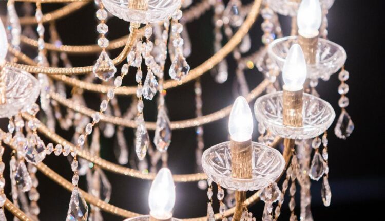 عکس استوک لامپ ادیسونی   Photo Glass Chandelier10xJPGs