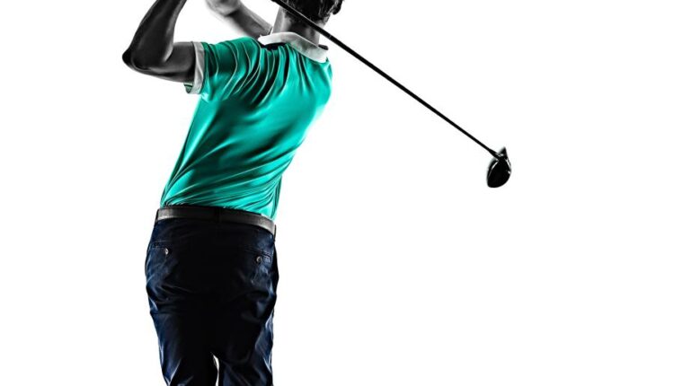 عکس استوک گلف   Golfer Isolated 10xJPGs