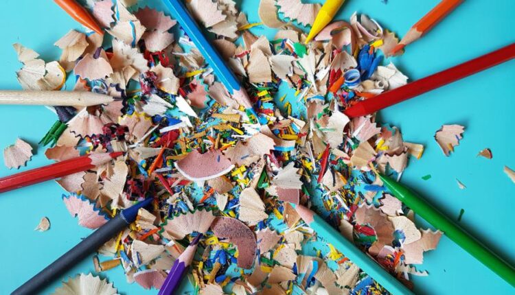 عکس استوک مداد رنگی   Photos Colored Pencil 12 JPGs