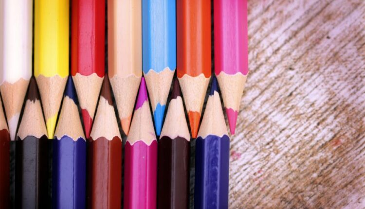 عکس استوک مداد رنگی   Photos Colored Pencil 12 JPGs