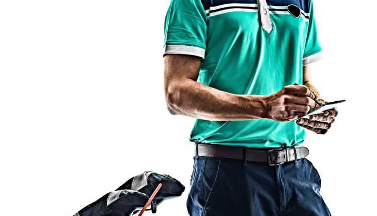 عکس استوک گلف   Golfer Isolated 10xJPGs