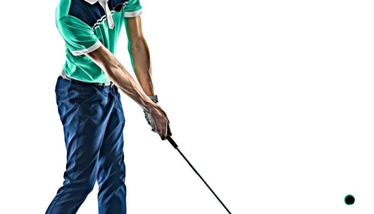 عکس استوک گلف   Golfer Isolated 10xJPGs