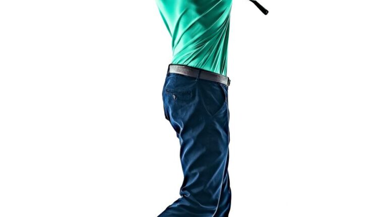 عکس استوک گلف   Golfer Isolated 10xJPGs