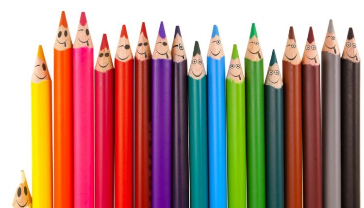 عکس استوک مداد رنگی   Photos Colored Pencil 12 JPGs