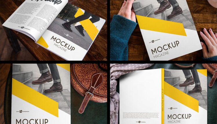 دانلود موکاپ مجله   Magazine MockUps 15