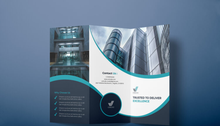 فایل لایه باز بروشور آماده مهندسی ساختمان   Business Brochure