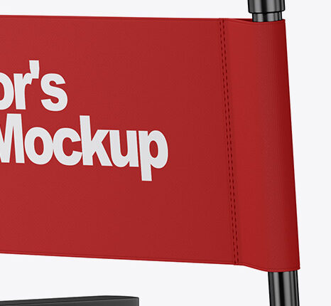 موکاپ صندلی کارگردان  Directors Chair Mockup