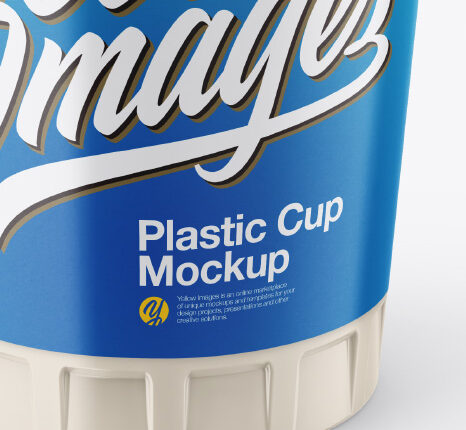 موکاپ لیوان آیس پک   Plastic Cup Mockup