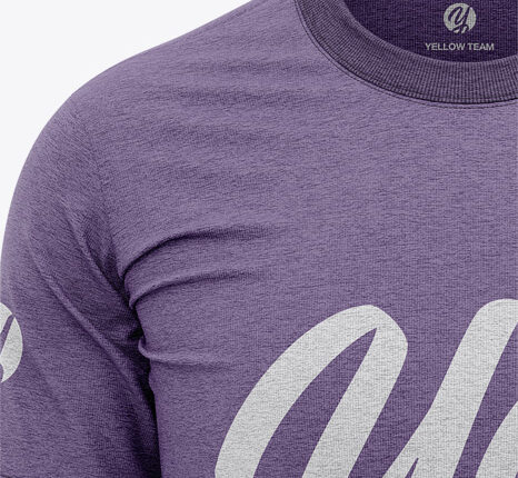 موکاپ تیشرت مردانه از روبرو   Men’s T Shirt Front View