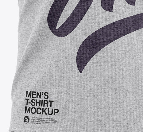 موکاپ تیشرت مردانه از روبرو   Men’s T Shirt Front View